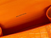 Balenciaga Hourglass Orange Small Size 19 x 8 x 21 cm - 2