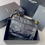 YSL Niki In Black Gold Hardware Size 21 x 16 x 7.5 cm - 2