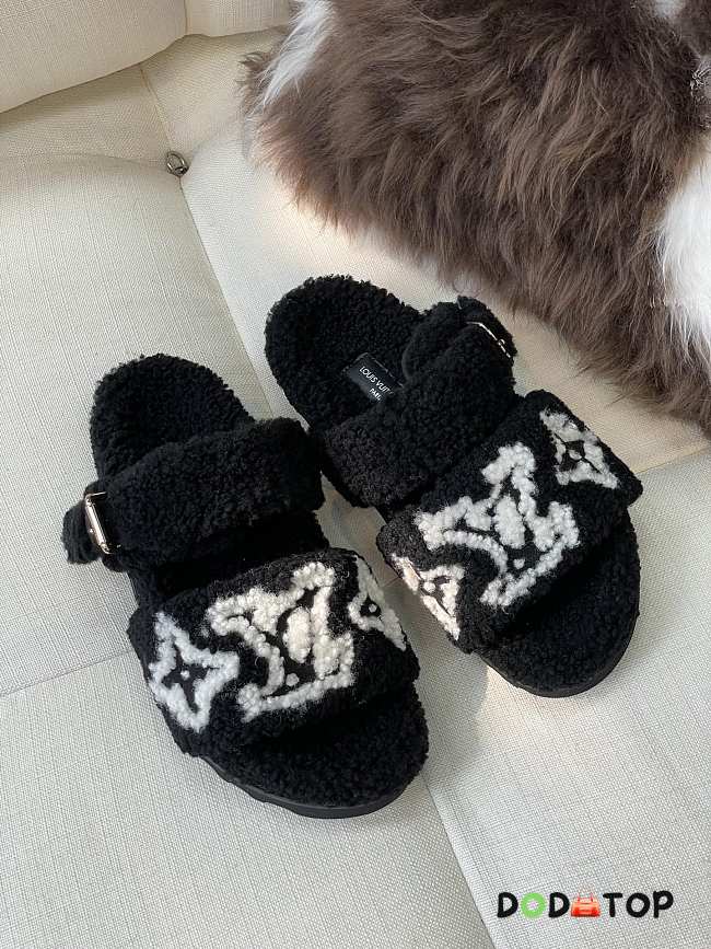 Louis Vuitton LV Wool Slippers 4 color - 1