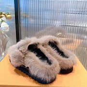 Louis Vuitton LV Mink Fur Slippers 3 color - 3