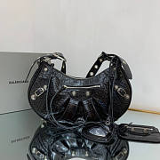 Balenciaga Women's Le Cagole Small Shoulder Bag Black Size 33 x 16 x 8 cm - 1