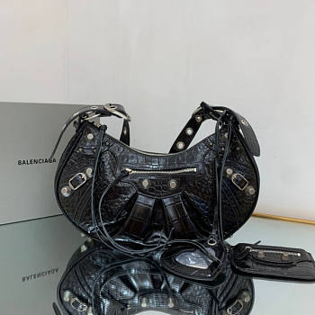 Balenciaga Women's Le Cagole Small Shoulder Bag Black Size 33 x 16 x 8 cm