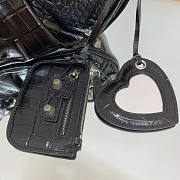 Balenciaga Women's Le Cagole Small Shoulder Bag Black Size 33 x 16 x 8 cm - 6