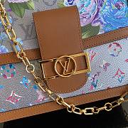 Louis Vuitton LV Dauphin Floral Pattern Size 28 × 17 × 10.5 cm - 3