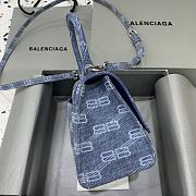 Balenciaga Hourglass Bag Denim Size 23 x 10 x 14 cm - 5