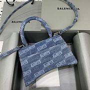 Balenciaga Hourglass Bag Denim Size 23 x 10 x 14 cm - 4