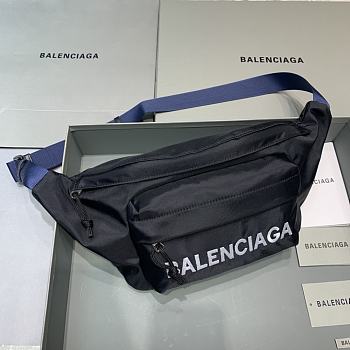 Balenciaga Black Waist Bag Size 23 x 5 x 20 cm