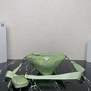 Prada Diamond Triangle Bag Green Size 26 x 14 x 12 cm - 1