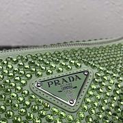 Prada Diamond Triangle Bag Green Size 26 x 14 x 12 cm - 4