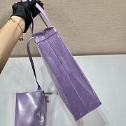 Prada Tote Purple Bag Size 36 x 30 x 10 cm - 2
