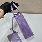 Prada Tote Purple Bag Size 20 x 22 x 8 cm - 6
