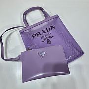 Prada Tote Purple Bag Size 20 x 22 x 8 cm - 5