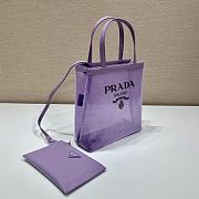 Prada Tote Purple Bag Size 20 x 22 x 8 cm - 4