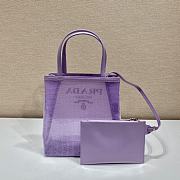 Prada Tote Purple Bag Size 20 x 22 x 8 cm - 3
