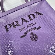 Prada Tote Purple Bag Size 20 x 22 x 8 cm - 2