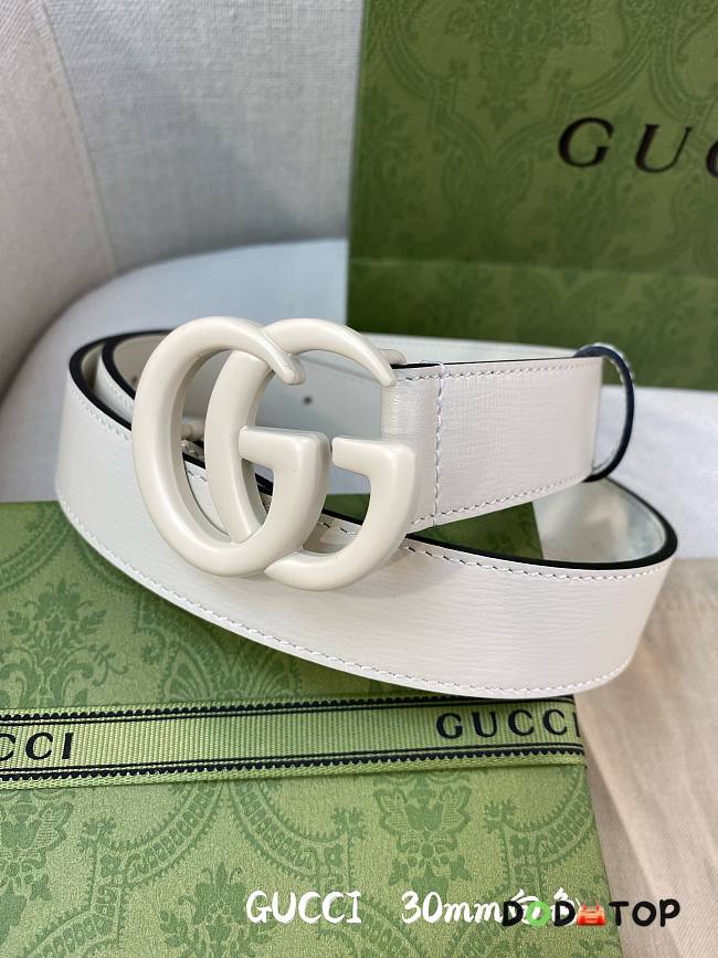 Gucci Belt Beige/White 3.0 cm - 1