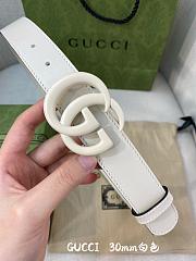 Gucci Belt Beige/White 3.0 cm - 3