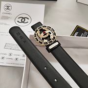 Chanel Belt Black/Red 2.5 cm - 2