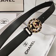 Chanel Belt Black/Red 2.5 cm - 3