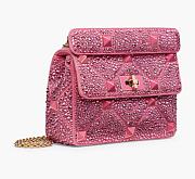 Valentino Garavani Roman Stud Bag Pink Limited Size 16 x 25 x 10 cm - 2