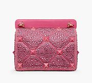 Valentino Garavani Roman Stud Bag Pink Limited Size 16 x 25 x 10 cm - 3