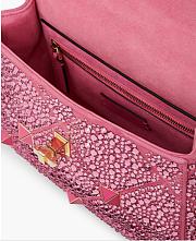 Valentino Garavani Roman Stud Bag Pink Limited Size 16 x 25 x 10 cm - 5