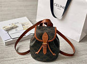 Celine Mini Backpack Folco In Triomphe Size 17 x 20 x 10 cm - 1