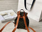 Celine Mini Backpack Folco In Triomphe Size 17 x 20 x 10 cm - 6
