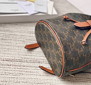 Celine Mini Backpack Folco In Triomphe Size 17 x 20 x 10 cm - 4