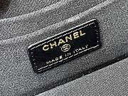 Chanel 22K Vanity Case Black Bag Size 10 x 17 x 8.5 cm - 4