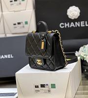 Chanel 22k Tofu Messenger Black Bag Size 17 x 20.5 x 6 cm - 3