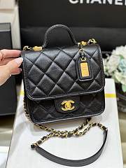 Chanel 22k Tofu Messenger Black Bag Size 17 x 20.5 x 6 cm - 6