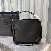 YSL Women Tag Hobo Bag Black Size 40 x 35 x 9 cm - 1
