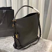 YSL Women Tag Hobo Bag Black Size 40 x 35 x 9 cm - 4
