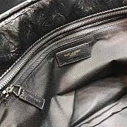 YSL Women Large Niki Shopping Bag Crinkled Quilted Black Size 34.5 x 28 x 11 cm - 5