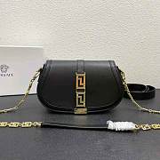 Versace Women Greca Goddess Shoulder Bag-Black Size 24 x 4.5 x 15 cm - 1