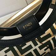 Fendi Women Runaway Shopper PU Bag-Black Size 41 cm - 3