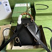 Gucci Bamboo Mini Backpack in Black Size 22 x 22 x 7 cm - 3