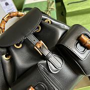 Gucci Bamboo Mini Backpack in Black Size 22 x 22 x 7 cm - 2