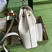 Gucci Bamboo Mini Backpack in White Size 22 x 22 x 7 cm - 2