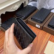 Botega Venata Black Wallet Size 11 x 10 x 2 cm - 5