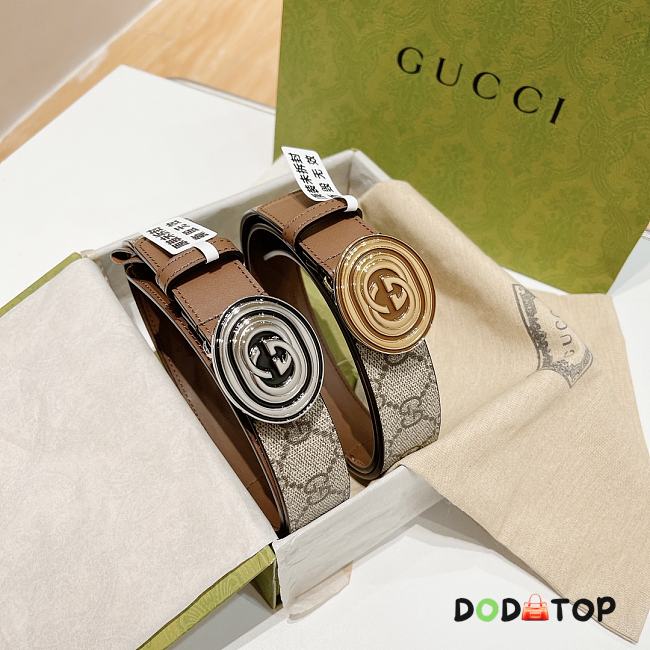 Gucci Belt in Gold/Silver 3.0 cm - 1