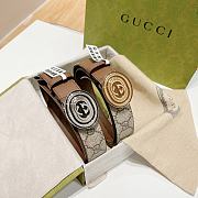 Gucci Belt in Gold/Silver 3.0 cm - 1