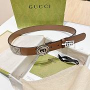 Gucci Belt in Gold/Silver 3.0 cm - 4