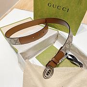 Gucci Belt in Gold/Silver 3.0 cm - 3