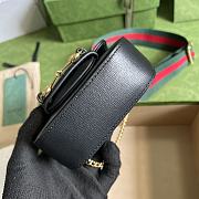 Gucci Horsebit 1955 Shoulder Strap Black Size 12 x 9 x 4 cm - 5