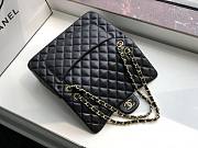 Fancybags CHANEL 1112 Black Size 30cm Lambskin Flap Bag With Gold Hardware - 3