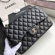 Fancybags CHANEL 1112 Black Size 30cm Lambskin Flap Bag With Gold Hardware - 6