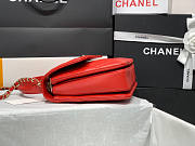 Chanel Trendy CC Handbag Red In Gold Hardware Size 25 x 12 x 17 cm - 5