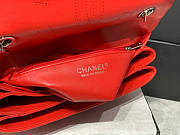 Chanel Trendy CC Handbag Red In Silver Hardware Size 25 x 12 x 17 cm - 6